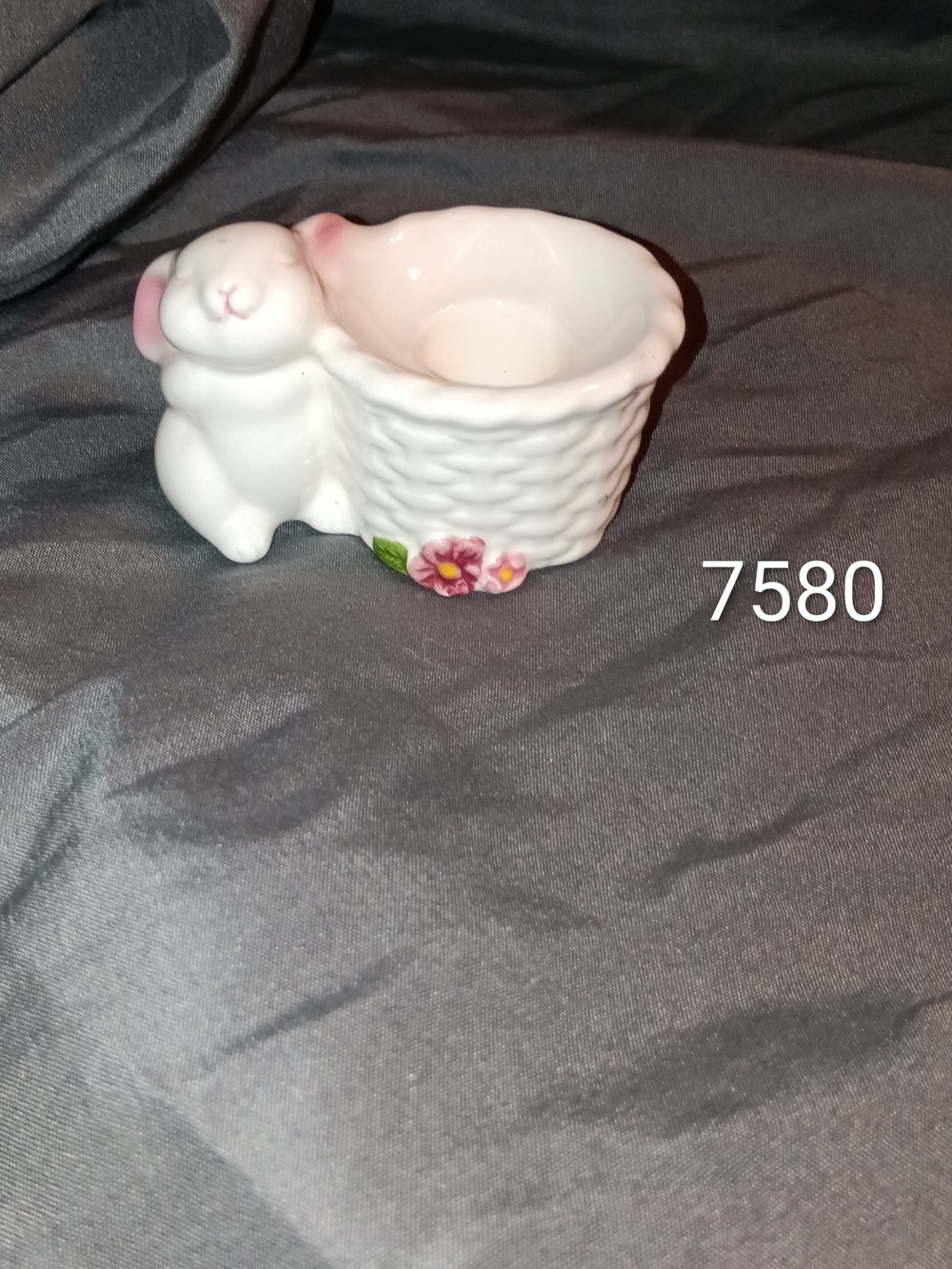 Avon Bunny Taper Candle Holder